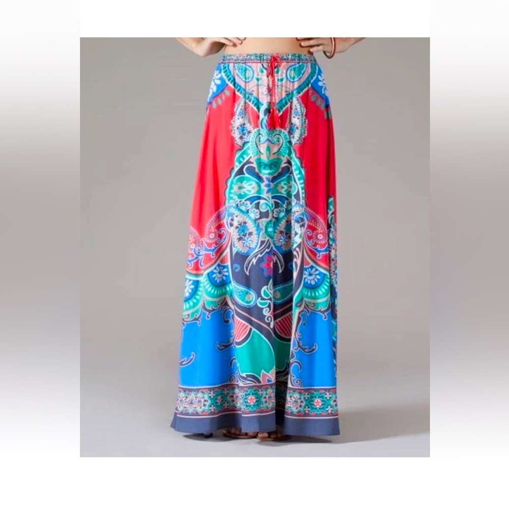 Flying Tomato Colorful Maxi Skirt Size L